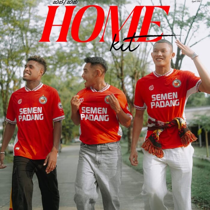 Jersey Home-Merah Semen Padang FC 2025/2026
