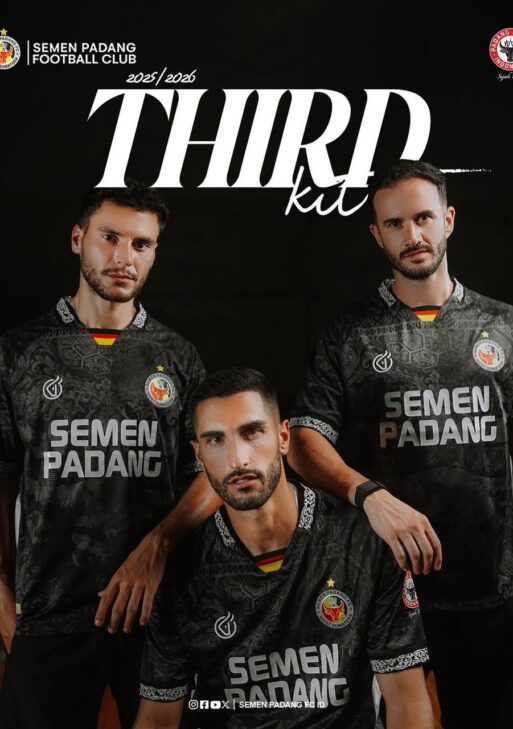 Jersey Away Third-Hitam Semen Padang FC 2025/2026
