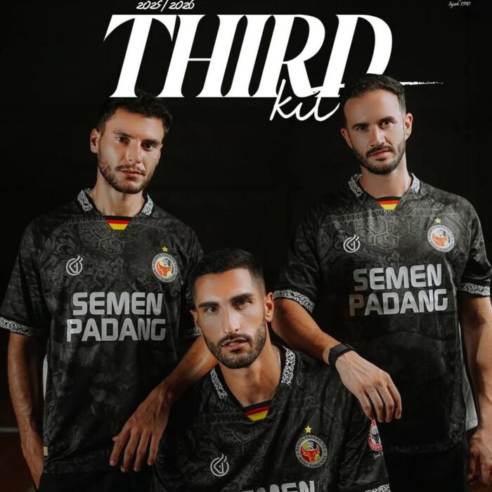 Jersey Away Third-Hitam Semen Padang FC 2025/2026